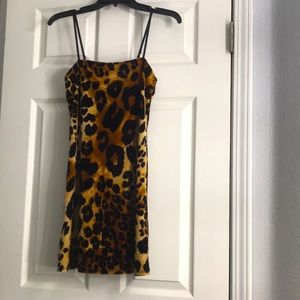 Cheetah print dress